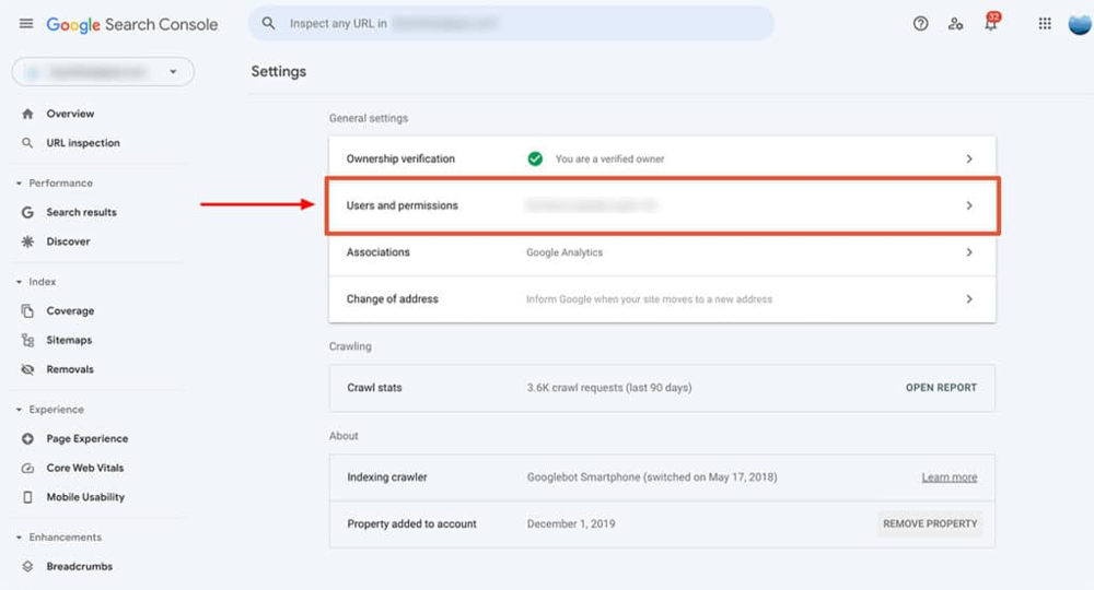 Google Search Console Access Management
